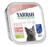 Yarrah - Paté Kat Kuipje met Zalm Bio 16 x 100 gr