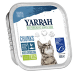 Yarrah - Chunks Kat Kuipje met Kip & Vis Bio 16 x 100 gr